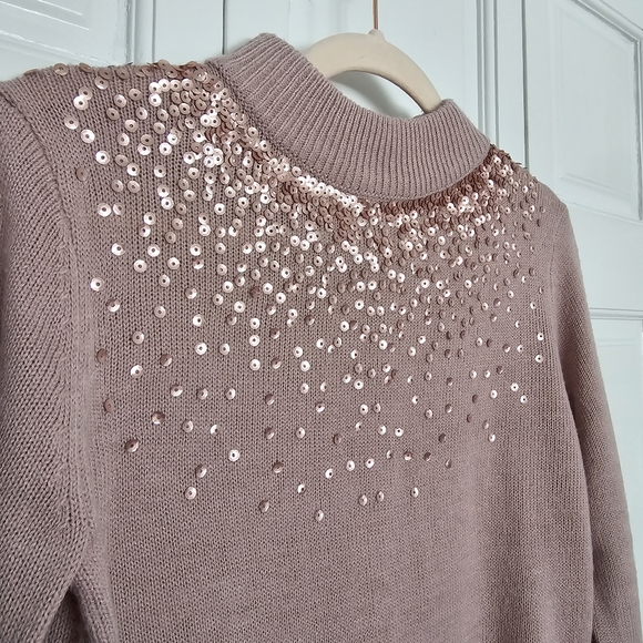 Juicy Couture Pink Sequin Sweater - Picture 2 of 8